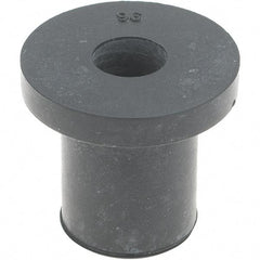 Value Collection - 3/8-16, 1-1/4" Diam Flange, Rubber Insulated Rivet Nut - Neoprene, 7/8" Long - Exact Tool & Supply