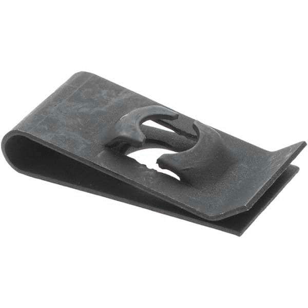 Value Collection - #10 to 24 Screw Size, 5/8" Long x 3/8" Wide, Speed Nuts - For Threaded Fasteners - Exact Tool & Supply