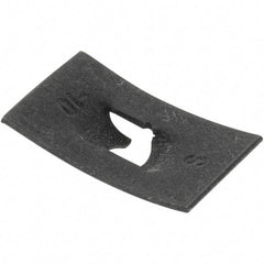 Made in USA - #10 Screw Size, 3/4" Long x 1/2" Wide, Speed Nuts - For Nonthreaded Fasteners - Exact Tool & Supply