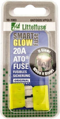 Value Collection - 20 Amp, Automotive Fuse - Yellow, Littlefuse ATO020 - Exact Tool & Supply