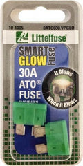 Value Collection - 30 Amp, Automotive Fuse - Green, Littlefuse ATO030 - Exact Tool & Supply