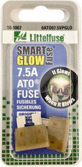 Value Collection - 7.5 Amp, Automotive Fuse - Brown, Littlefuse ATO07 - Exact Tool & Supply