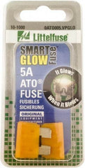 Value Collection - 5 Amp, Automotive Fuse - Tan, Littlefuse ATO005 - Exact Tool & Supply