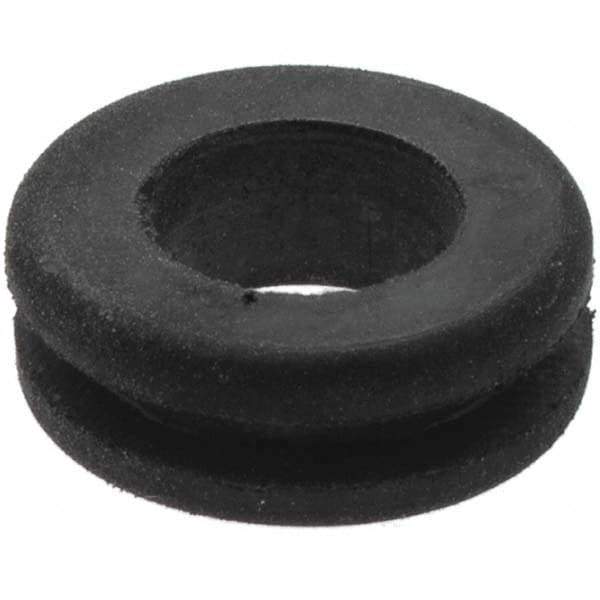 Value Collection - 5/8" OD, Grommet - Rubber, 13/32" Slot Diam x 1/16" Slot Width - Exact Tool & Supply