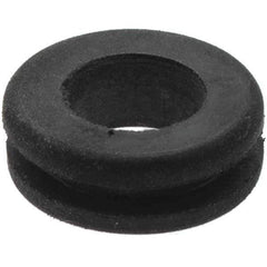 Value Collection - 5/8" OD, Grommet - Rubber, 13/32" Slot Diam x 1/16" Slot Width - Exact Tool & Supply