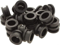 Value Collection - 11/16" OD, Grommet - Rubber, 17/32" Slot Diam x 3/16" Slot Width - Exact Tool & Supply
