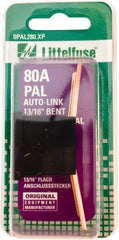 Value Collection - 80 Amp, Automotive Fuse - Black, Littlefuse PAL280 - Exact Tool & Supply