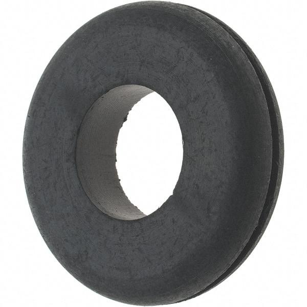 Value Collection - Grommet - Rubber, 1-5/8" Slot Diam x 1/16" Slot Width - Exact Tool & Supply