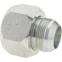 Parker - 1-1/2" Tube OD, 37° Steel Flared Tube Reducer - 1-1/2 x 1-1/4 Flare x Flare Ends - Exact Tool & Supply