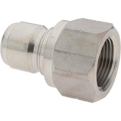 Parker - 3/4-14 Thread 303 Stainless Steel Hydraulic Hose Coupler - 3,000 psi, -12 Hose Size, 3/4" Hose Diam - Exact Tool & Supply