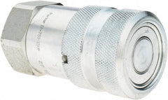 Parker - 3/4-14 NPSF Steel Hydraulic Hose Coupler - 3,000 psi, -12 Hose Size, 3/4" Hose Diam - Exact Tool & Supply