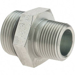 Parker - 1-5/16-12 SAE ORB Steel Hydraulic Hose Adapter - 4,500 psi, -16 Hose Size, 1" Hose Diam - Exact Tool & Supply