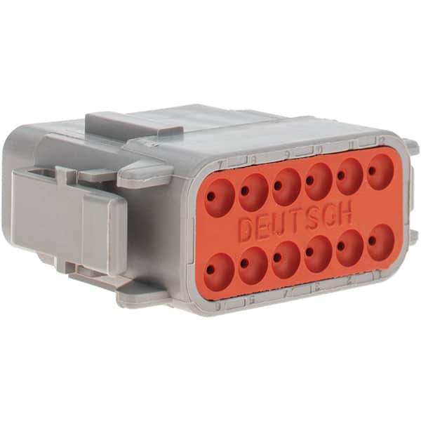 Value Collection - Automotive Terminal Parts - DTM Series Plug Connectors - Exact Tool & Supply