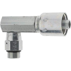 Parker - 1/2 Thread Hydraulic Hose Fitting - -8 Hose Size, 1/2" Hose Diam - Exact Tool & Supply