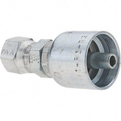Parker - 1/4 Thread Hydraulic Hose Fitting - -4 Hose Size, 1/4" Hose Diam - Exact Tool & Supply