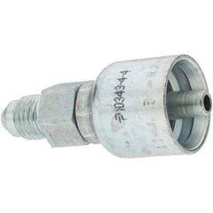 Parker - 1/4 Thread Hydraulic Hose Fitting - -4 Hose Size, 1/4" Hose Diam - Exact Tool & Supply