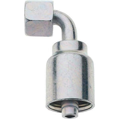 Parker - 3/8 Thread Hydraulic Hose Fitting - -6 Hose Size, 3/8" Hose Diam - Exact Tool & Supply