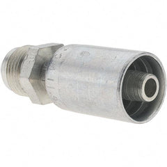 Parker - 3/4-16 Male SAE(JIC) Steel Hydraulic Hose Male SAE 37° JIC Rigid Fitting - -6 Hose Size, 3/8" Hose Diam - Exact Tool & Supply