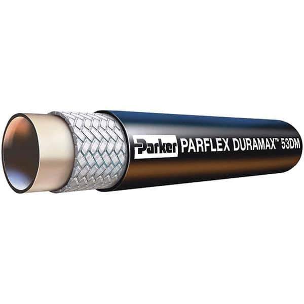 Parker - 1/2" ID x 0.89" OD, Thermoplastic Tube - 3000 psi, Black, 250' Long - Exact Tool & Supply
