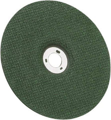 3M - 36 Grit, 7" Wheel Diam, 1/8" Wheel Thickness, 7/8" Arbor Hole, Type 27 Depressed Center Wheel - Ceramic - Exact Tool & Supply