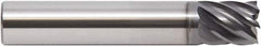 M.A. Ford - 5/8", 3" LOC, 5/8" Shank Diam, 6" OAL, 7 Flute, Solid Carbide Square End Mill - Single End, ALtima Blaze Finish, Spiral Flute, 38° Helix, Right Hand Cut, Right Hand Flute, Series 180CB - Exact Tool & Supply