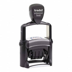 Trodat - Pre-inked Custom Stamps Type: Custom Stamp - 5-In-1 Dater Message: Date/Entered/Faxed/Paid/Received - Exact Tool & Supply
