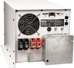 Tripp-Lite - Hardwire Connection, 12 VDC Input, 120 VAC Output, 6,000 Peak Wattage, Surface Mount Power Inverter - 11-1/2" Wide x 9-3/4" Deep x 9-3/4" High, 3,000 Watt Continuous Output Power, Fan Cooled - Exact Tool & Supply