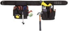 CLC - 29 to 46" Waist Apron - 20 Pocket, Black, Polyester - Exact Tool & Supply