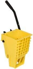 PRO-SOURCE - Plastic Wringer - 12" High x 16" Wide, Yellow, Metal Handle - Exact Tool & Supply