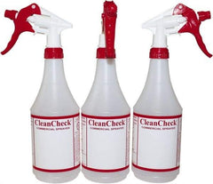 PRO-SOURCE - 24 oz Bottle & Trigger Sprayer - Red - Exact Tool & Supply