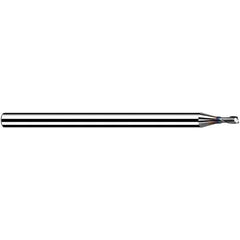 Fraisa - 1mm, 1.2mm LOC, 50mm OAL, 2 Flute Solid Carbide Square End Mill - Exact Tool & Supply