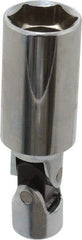 Blackhawk by Proto - 3/8 Inch Drive, 13/16 Inch Spark Plug Hand Socket - 6 Points, 3-1/2 Inch Overall Length - Exact Tool & Supply