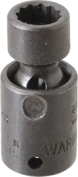 Proto - 1/4" Drive 8mm Standard Universal Impact Socket - 12 Points, 1-19/64" OAL - Exact Tool & Supply