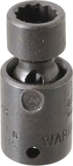 Proto - 1/4" Drive 8mm Standard Universal Impact Socket - 12 Points, 1-19/64" OAL - Exact Tool & Supply