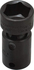 Proto - 3/8" Drive 3/4" Standard Universal Impact Socket - 6 Points, 2-3/32" OAL - Exact Tool & Supply