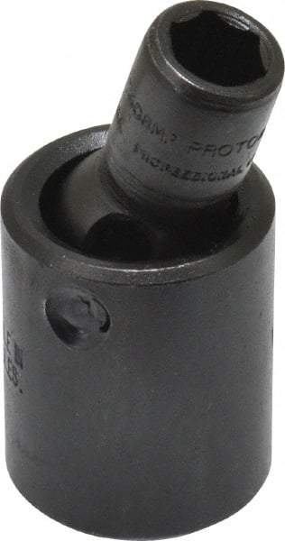 Proto - 3/8" Drive 8mm Standard Universal Impact Socket - 6 Points, 2" OAL - Exact Tool & Supply