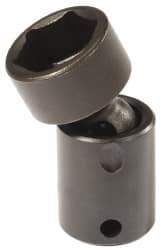 Proto - 3/8" Drive 5/8" Standard Universal Impact Socket - 6 Points, 2-3/32" OAL - Exact Tool & Supply