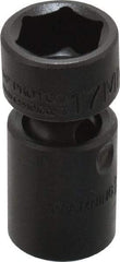 Proto - 3/8" Drive 17mm Standard Universal Impact Socket - 6 Points, 2-3/32" OAL - Exact Tool & Supply