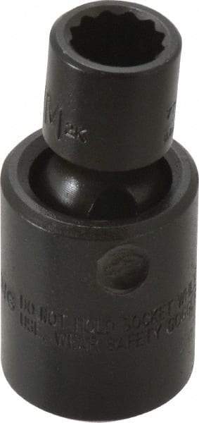 Proto - 3/8" Drive 10mm Deep Universal Impact Socket - 12 Points, 2" OAL - Exact Tool & Supply