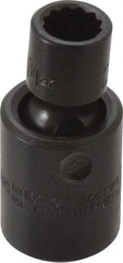 Proto - 3/8" Drive 10mm Deep Universal Impact Socket - 12 Points, 2" OAL - Exact Tool & Supply
