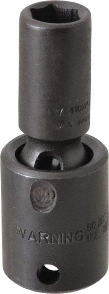 Proto - 3/8" Drive 10mm Deep Universal Impact Socket - 6 Points, 2-1/2" OAL - Exact Tool & Supply