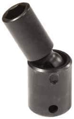 Proto - 3/8" Drive 18mm Deep Universal Impact Socket - 6 Points, 2-11/16" OAL - Exact Tool & Supply
