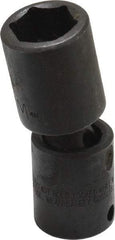 Proto - 3/8" Drive 17mm Deep Universal Impact Socket - 6 Points, 2-11/16" OAL - Exact Tool & Supply
