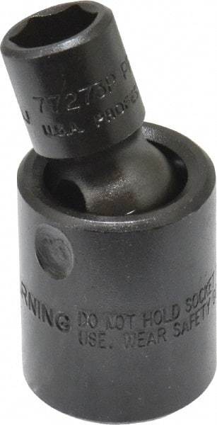 Proto - 3/8" Drive 3/8" Standard Universal Impact Socket - 6 Points, 1-29/32" OAL - Exact Tool & Supply