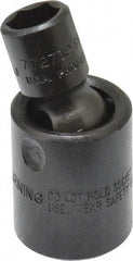 Proto - 3/8" Drive 3/8" Standard Universal Impact Socket - 6 Points, 1-29/32" OAL - Exact Tool & Supply