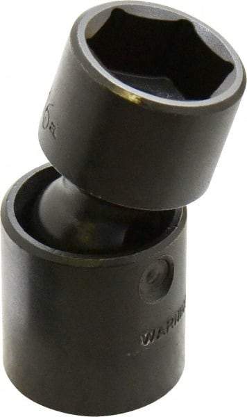 Proto - 1/2" Drive 15/16" Standard Universal Impact Socket - 6 Points, 2-29/32" OAL - Exact Tool & Supply