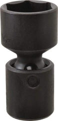 Proto - 1/2" Drive 1-3/16" Standard Universal Impact Socket - 6 Points, 3-3/32" OAL - Exact Tool & Supply