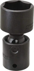 Proto - 1/2" Drive 1-1/4" Standard Universal Impact Socket - 6 Points, 3-13/64" OAL - Exact Tool & Supply