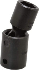 Proto - 1/2" Drive 15mm Standard Universal Impact Socket - 6 Points, 2-19/32" OAL - Exact Tool & Supply
