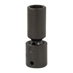 Proto - 1/2" Drive 11/16" Deep Universal Impact Socket - 6 Points, 3-1/2" OAL - Exact Tool & Supply